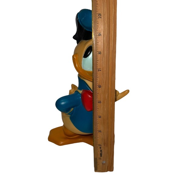 Vintage Walt Disney Donald Duck Coin Bank Piggy Bank Illco Rubber 12"‎ W/Stopper - Picture 2 of 7